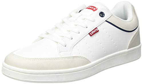 Levi's Herren Billy 2.0 Sneaker, Brilliant White, 43 EU