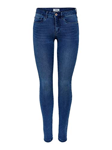 ONLY Damen Onlroyal Reg Skinny Pim504 Noos Jeans, Medium Blue Denim, L / 30L