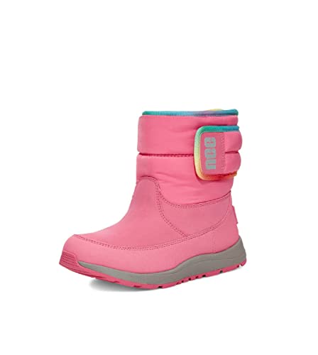 UGG Unisex Kinder Toty Weather Boot, PINK ROSE / RAINBOW, 37 EU