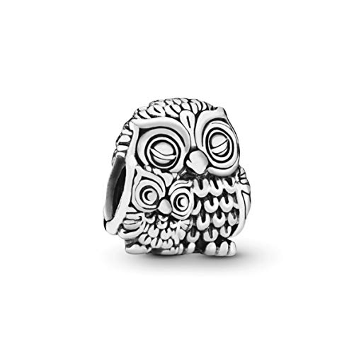 Pandora Moments Mutter Eule und Baby Eule Charm Sterling Silber 791966