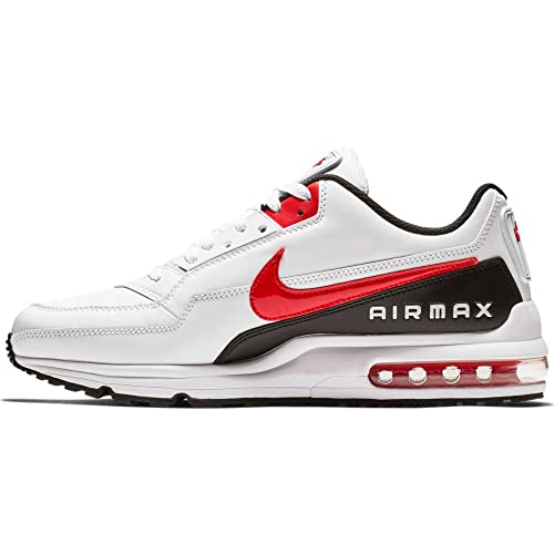 Nike Herren Air Max Ltd 3 Sneaker, White University Red Black, 45.5 EU