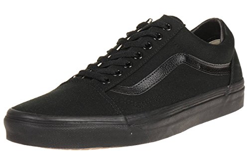 Vans Old Skool, VD3HBKA, Unisex-Erwachsene Sneakers, Schwarz (black/black (canvas), 38 EU